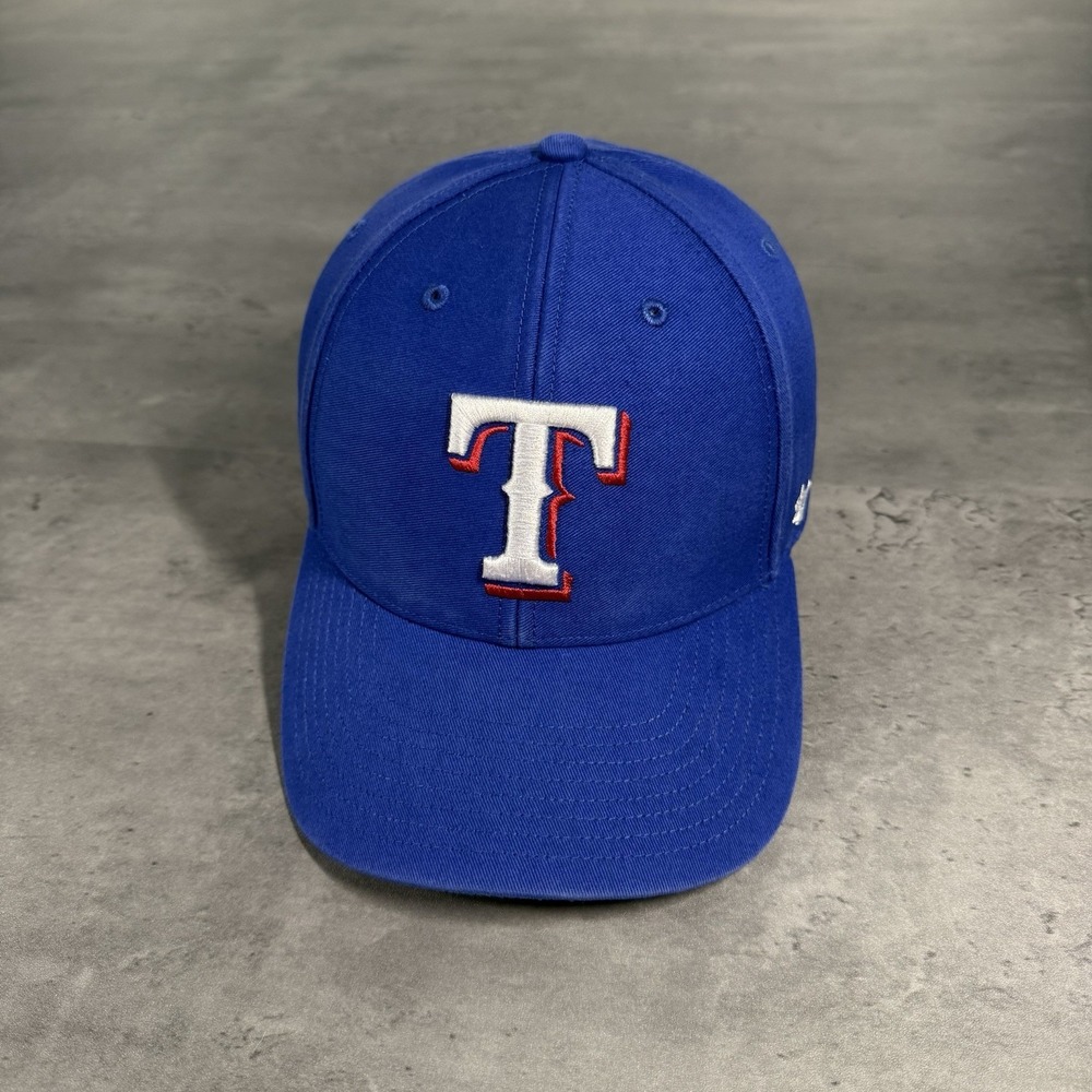 Texas Rangers Hat 47 Brand Blue Red Adjustable Strap Dad Baseball Cap Cotton MLB